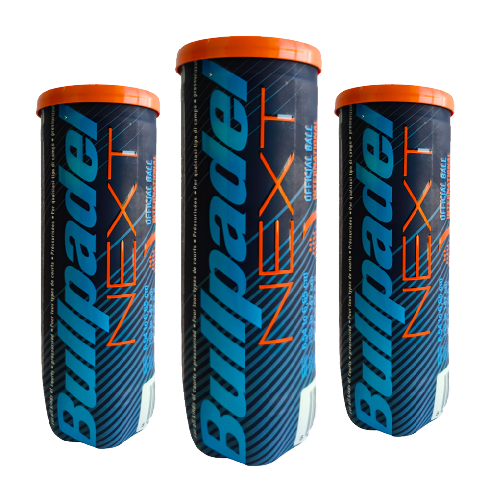 BULLPADEL NEXT 3 PADEL BALLS 3 CANS