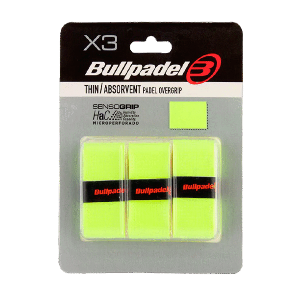 Overgrip Bullpadel (Pack x 3) Yellow