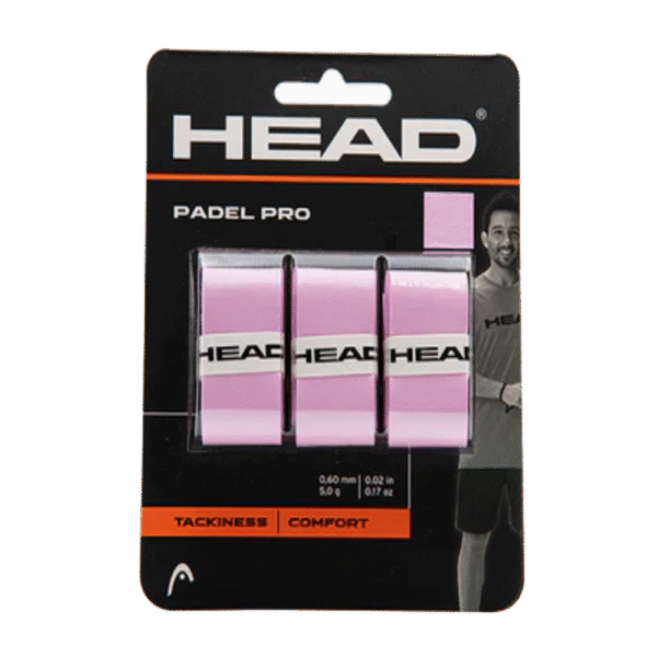 Overgrip Head Padel Pro (Pack x 3) in Pink