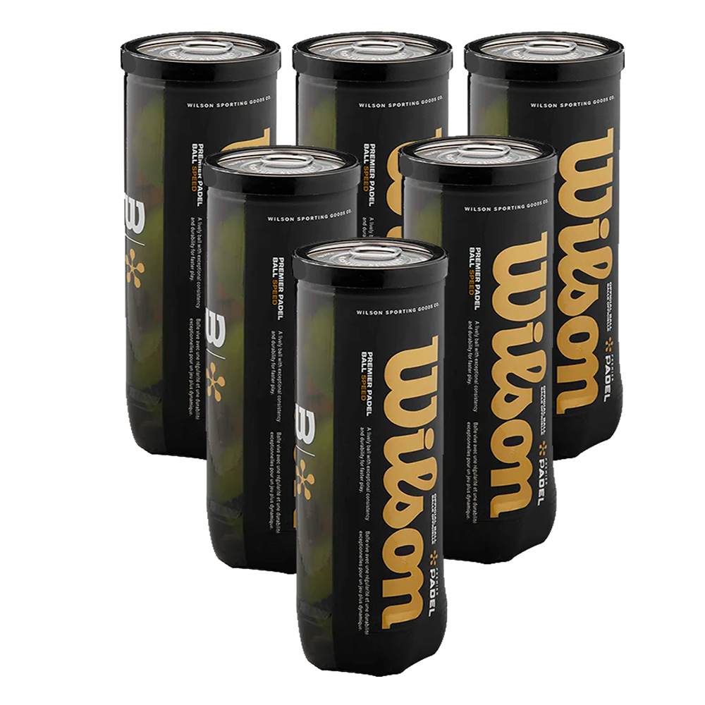 Wilson Padel Premier Speed ​​ball 6 Tubes of 3 Balls