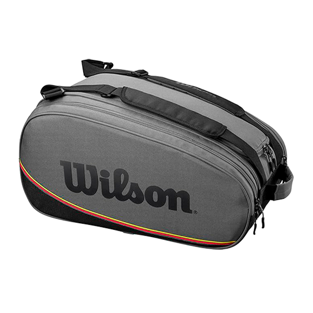 Wilson Tour Pro Staff Gray Black Paddle Bag