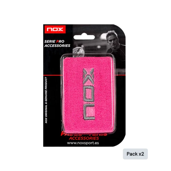 Nox Wristbands (Pack x 2) Pink